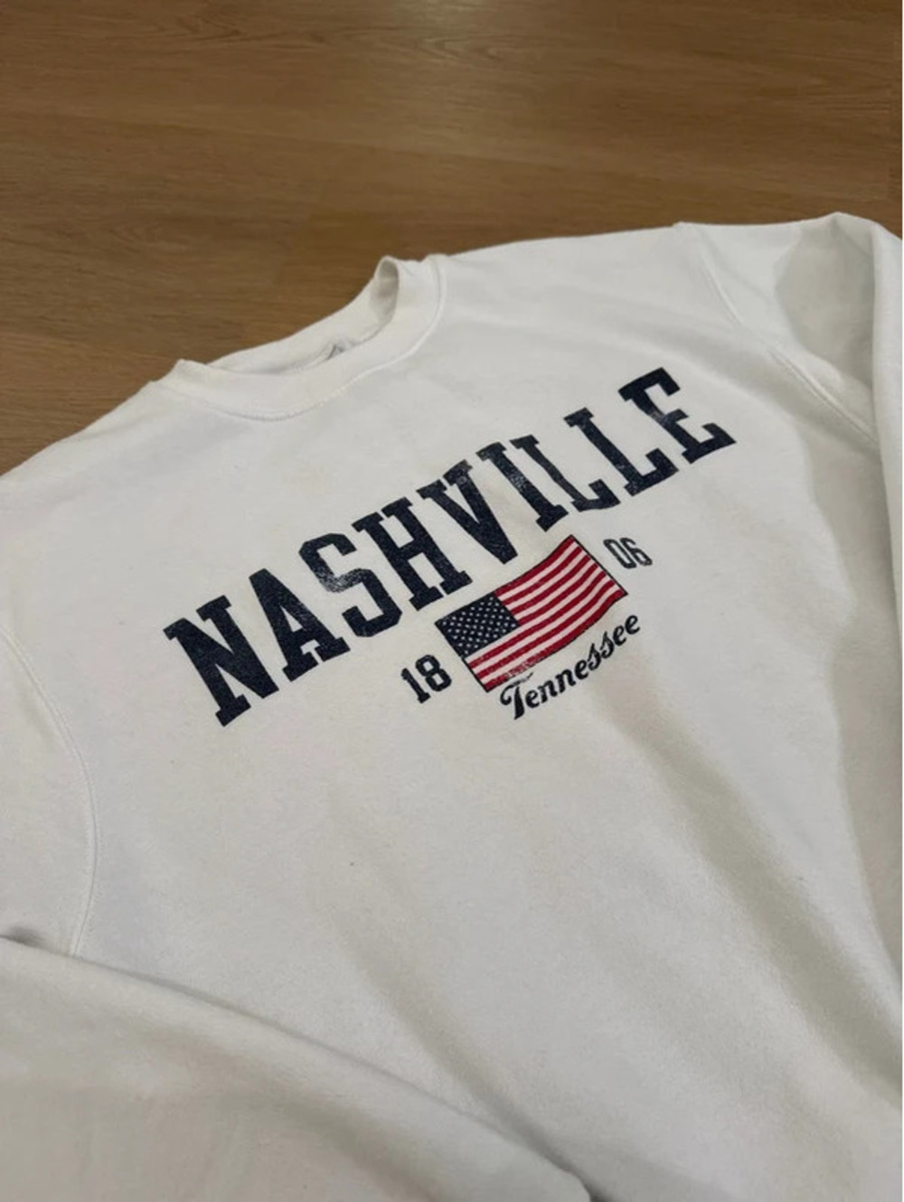 Champion Eco Powerblend Nashville Tennessee Crewneck Small
